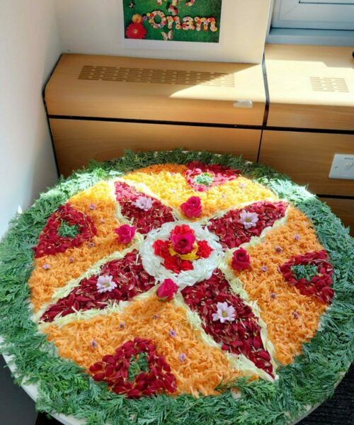 Pookkalam created by CRF colleagues